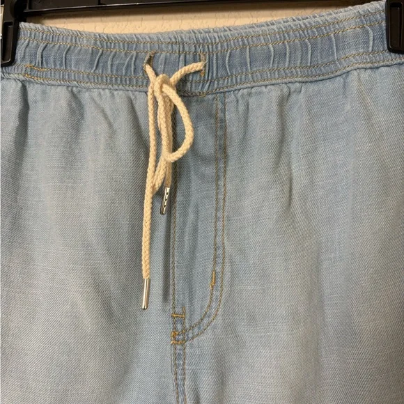 Urban Outfitters BDG Adriane Light Blue Relaxed Drawstring Shorts Size Large NWT - Picture 7 of 16